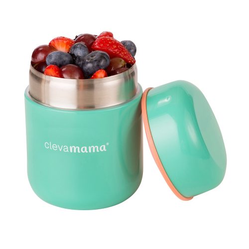 Clevamama étel termosz 240 ml – rozsdamentes acél és csepegésmentes