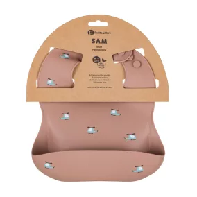 PETITE&MARS Szilikon előke Take&Match Kék Helikopterek 6m+