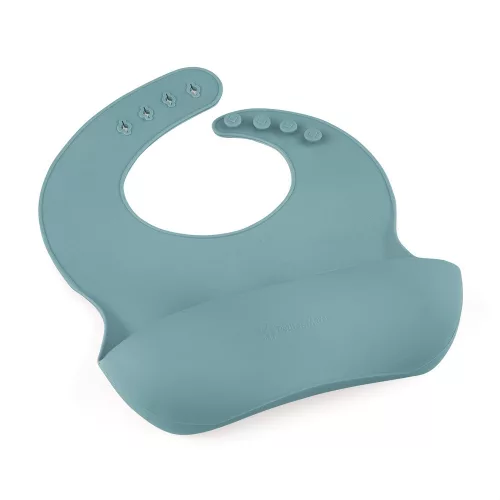 PETITE&MARS Szilikon előke Take&Match Frosted Sky 6m+