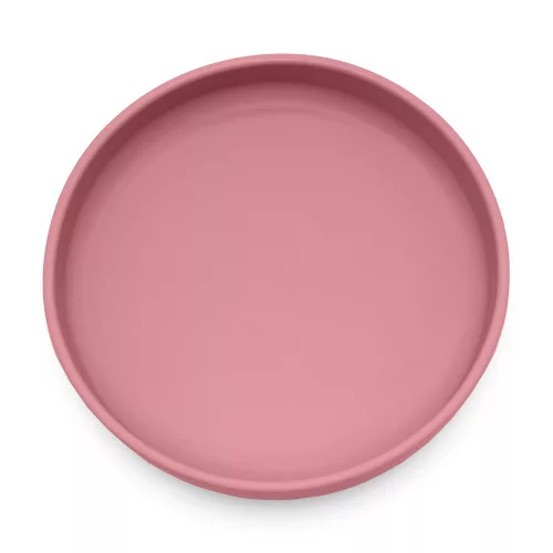 PETITE&MARS  Szilikon tányér tapadókoronggal Take&Match Dusty Rose 6m+