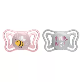   CHICCO Physio Light szilikon cumik rózsaszín 2-6 hónapos, 2 db