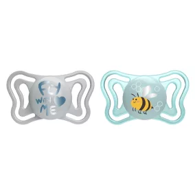 CHICCO Physio Light szilikon cumik kék 2-6 hónapos, 2 db