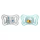 CHICCO Physio Light szilikon cumik kék 2-6 hónapos, 2 db