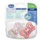   CHICCO Physio Light szilikon cumi rózsaszín 6-16 hónapos, 2 db