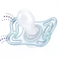 CHICCO Physio Light szilikon éjszakai cumi 6-16h, 2db