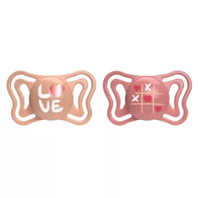   CHICCO Physio Light szilikon cumik rózsaszín 16-36 hónapos korig, 2 db