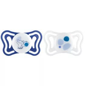   CHICCO Physioforma Light szilikon fogszabályozó cumi blue 16-36 hónap, 2 db