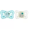 CHICCO Physioforma Light szilikon fogszabályozó cumi neutral 6-16 hónap, 2 db