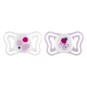   CHICCO Physioforma Light szilikon fogszabályozó cumi pink 2-6 hónap, 2 db