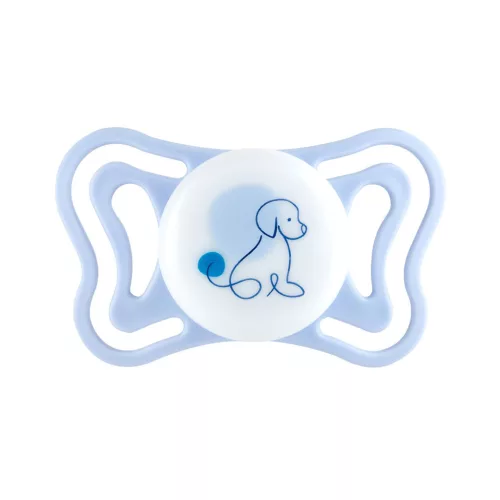 CHICCO Physioforma Light szilikon fogszabályozó cumi blue 2-6 hónap, 2 db