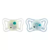 CHICCO Physioforma Light szilikon fogszabályozó cumi neutral 2-6 hónap, 2 db
