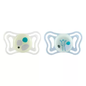   CHICCO Physioforma Light szilikon fogszabályozó cumi neutral 2-6 hónap, 2 db
