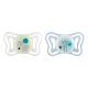 CHICCO Physioforma Light szilikon fogszabályozó cumi neutral 2-6 hónap, 2 db