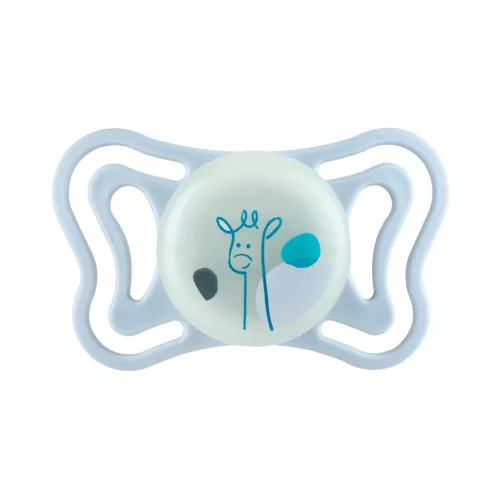 CHICCO Physioforma Light szilikon fogszabályozó cumi neutral 2-6 hónap, 2 db