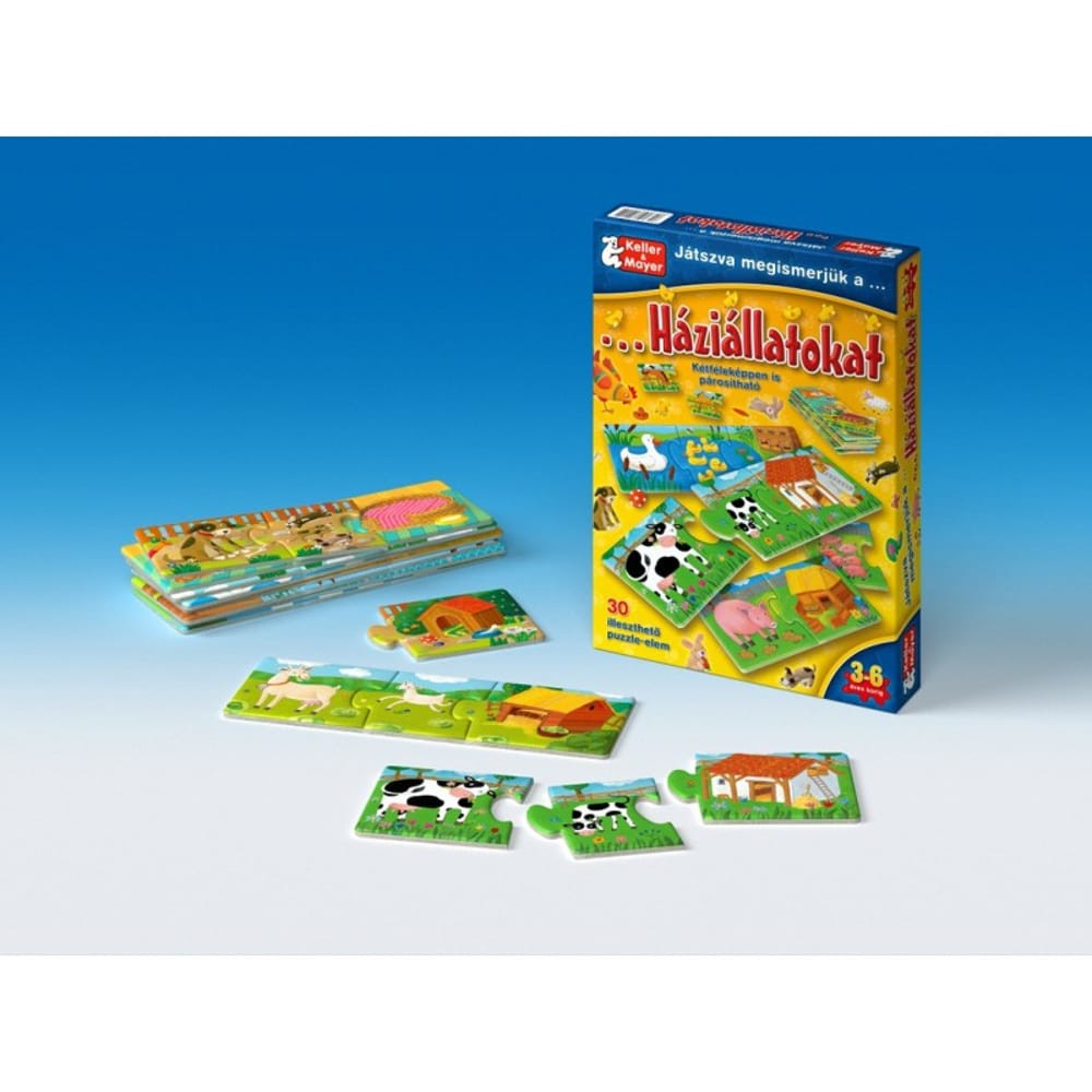 Játszva megismerjük a háziállatokat- KellerMayer (712154) Játszva megismerjük a háziállatokat- KellerMayer (712154)