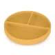 PETITE&MARS Szilikon osztott tányér, kerek Take&Match Intense Ochre 6m+