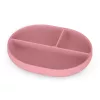 PETITE&MARS Szilikon osztott tányér, ovális Take&Match Dusty Rose 6m+