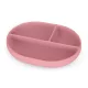 PETITE&MARS Szilikon osztott tányér, ovális Take&Match Dusty Rose 6m+