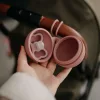 PETITE&MARS Szilikon cumitartó tok Intense Ochre 0m+