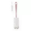 BABYONO Cumisüveg kefe mini kefével Rózsaszín