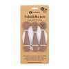 PETITE&MARS Szilikon gyakorló kanál szett 3 db Take&Match Velvet Latte 6m+