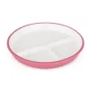 PETITE&MARS Kerámia tányér szilikon borítással Candy Pink