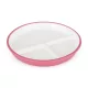 PETITE&MARS Kerámia tányér szilikon borítással Candy Pink
