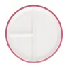 PETITE&MARS Kerámia tányér szilikon borítással Candy Pink