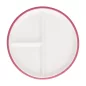   PETITE&MARS Kerámia tányér szilikon borítással Candy Pink