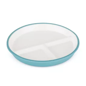   PETITE&MARS Kerámia tányér szilikon borítással Teal Blue