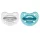 CHICCO Physio Luxe zöld/szürke cumi 16-36m, 2db
