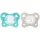 CHICCO PhysioForma® Dual Soft cumik kék 6-16m, 2 db
