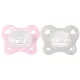 CHICCO PhysioForma® Dual Soft cumi rózsaszín 2-6m, 2 db