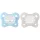 CHICCO PhysioForma® Dual Soft cumik kék 2-6 hónapos, 2 db