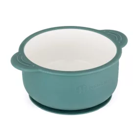   PETITE&MARS Kerámia tálka szilikon borítással Misty Green