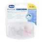   CHICCO Physio Mini Soft teljesen szilikonos cumi 0-2h lány 2db