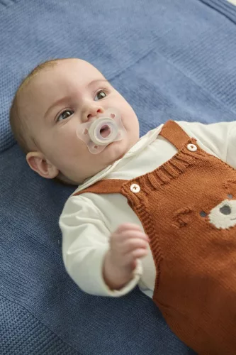 CHICCO Physio Mini Soft teljesen szilikonos cumi 0-2h fiú 2db
