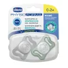 CHICCO Physio Micro szilikon cumi 0-2m éjszakai 2 db