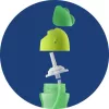 Philips AVENT SCF798/01 Itatópohár rugalmas szívószállal 300ml fiús