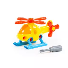   Moni Polesie műanyag szerelhető helikopter csavarhúzóval 25,5cm