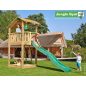 Kerti játszótér - Jungle Gym Shelter játszótorony csúszdával és ajándék vágással