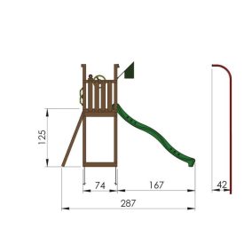 Kerti játszótér - Jungle Gym Tower játszótorony