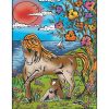 Colorvelvet Kép A4 Lovak