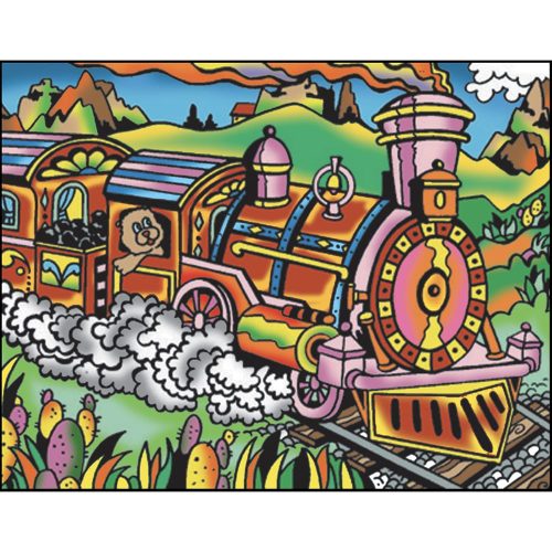 Colorvelvet Kép A4 Mozdony