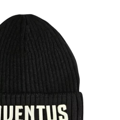 Juventus sapka kötött fekete 3D