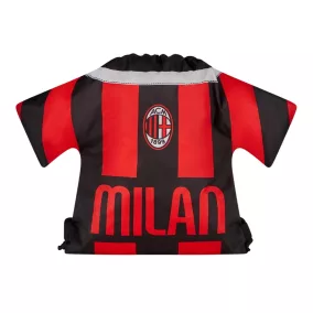Milan tornazsák fekete csíkos mez alakú