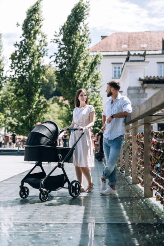 FreeON Zack 3in1 multifunkciós babakocsi-Black-Kiállított darab!