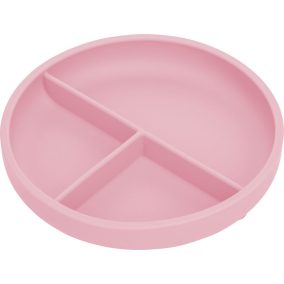 FreeON osztott szilikon tányér-pink