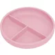 FreeON osztott szilikon tányér-pink