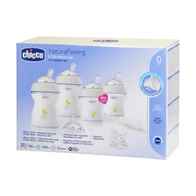   CHICCO Újszülött kezdőkészlet Natural Feeling semleges 0m+
